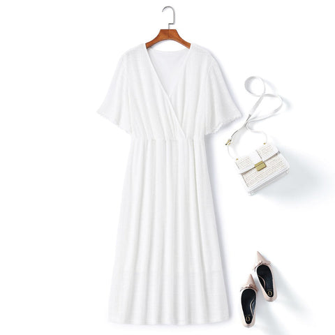 versatility of plus size white dresses