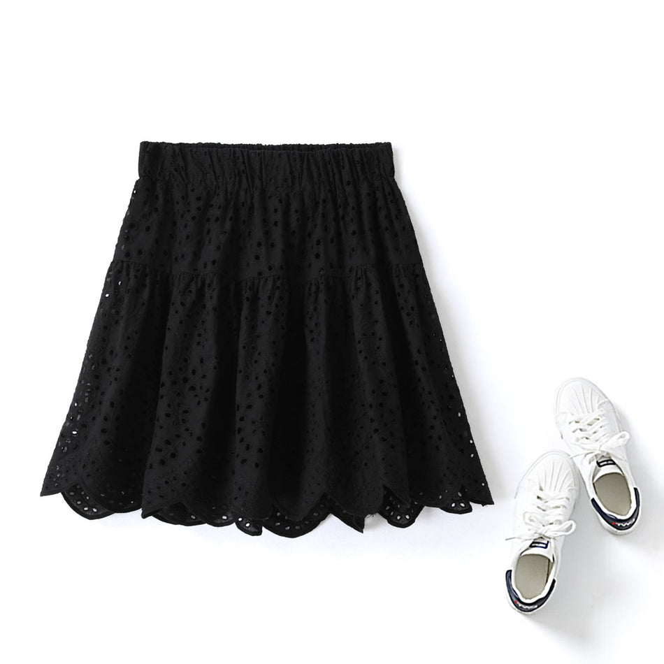 plus size lace skirt