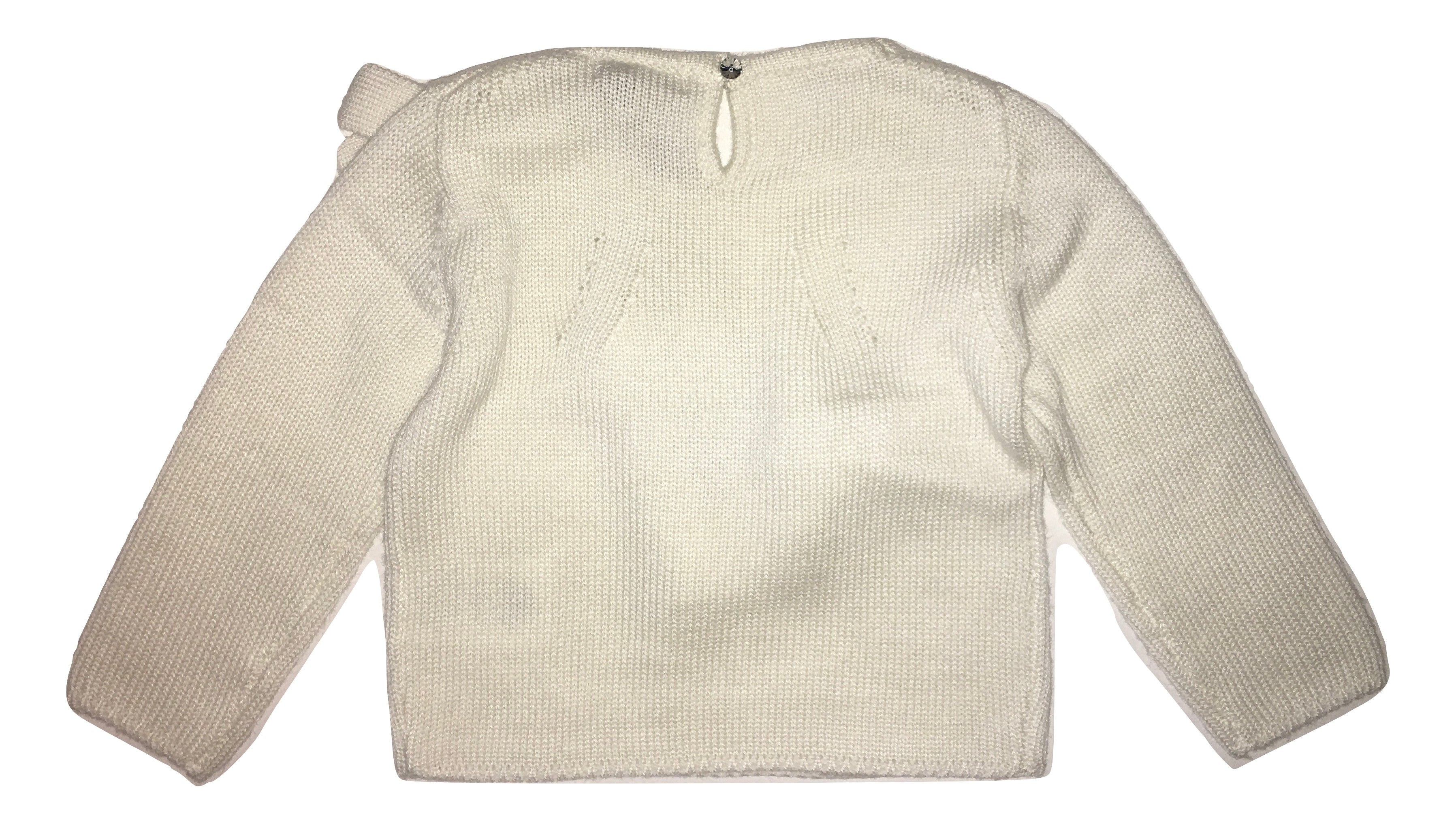 baby girl white jumper