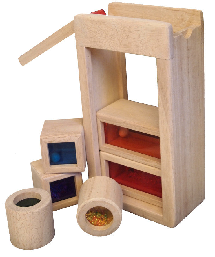 rainbow sensory blocks