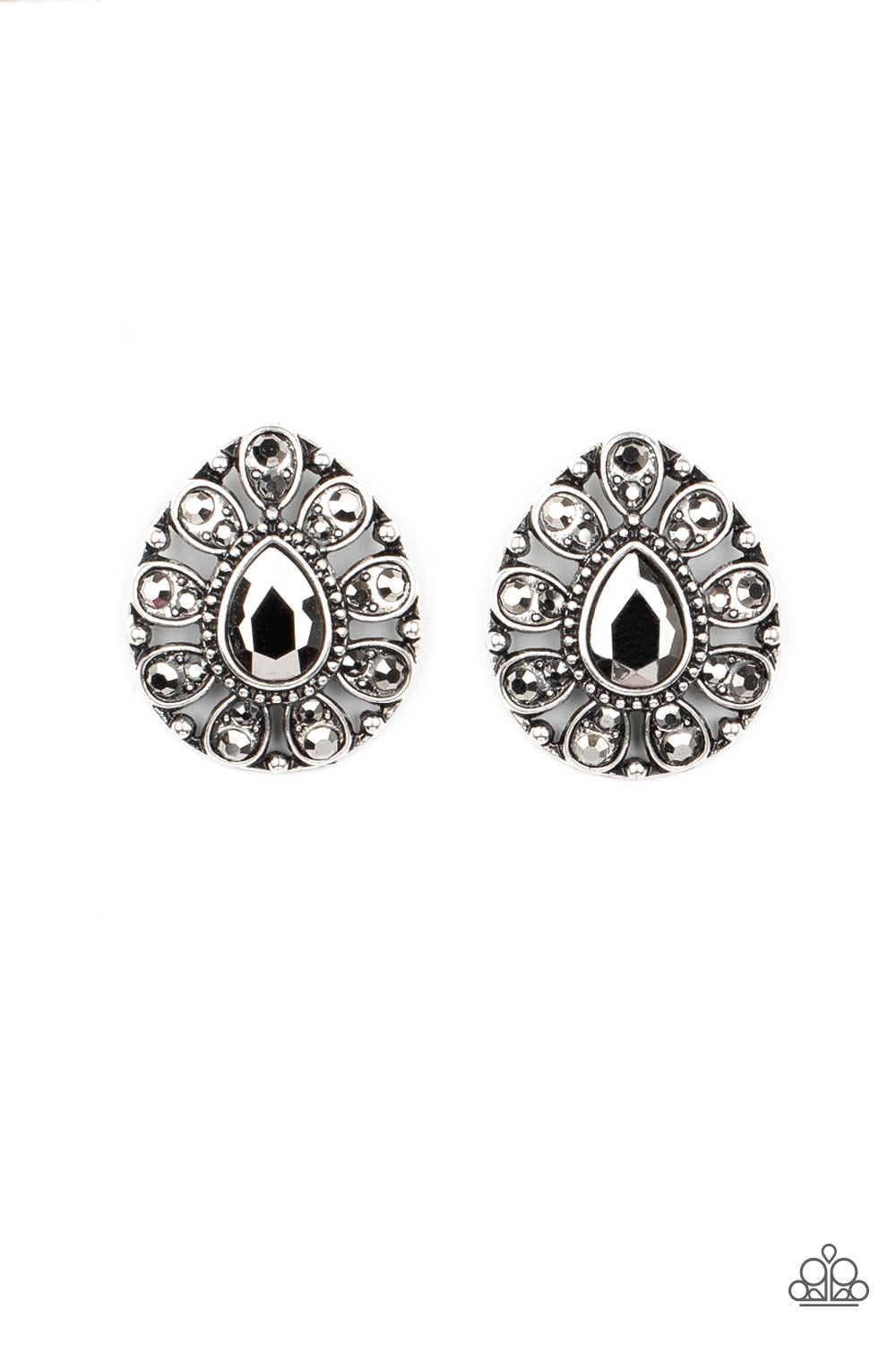 Paparazzi Treasure Retreat Silver Post Earrings