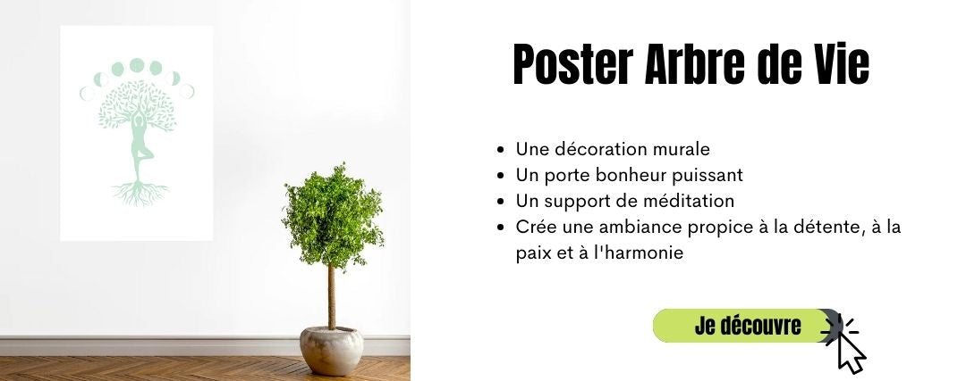 Nos décoration murale arbre de vie décoratifs pour harmoniser les énergies  sur ce motif de géométrie sacrée arbre de vie