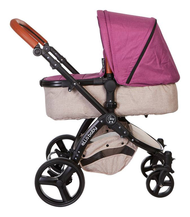 pink deluxe stroller system