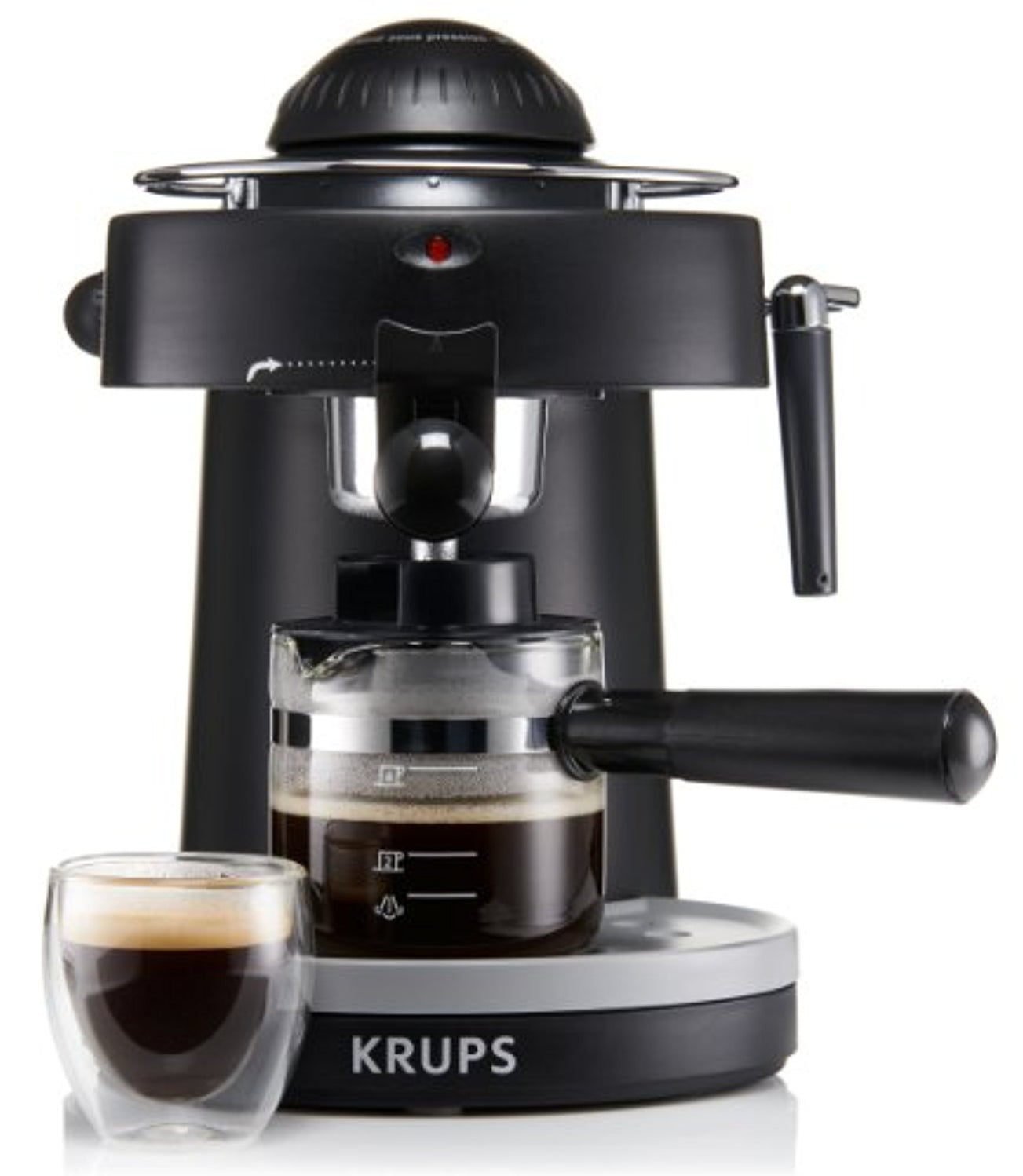 KRUPS XP1000 Steam Espresso Machine with Frothing Nozzle for Cappuccin