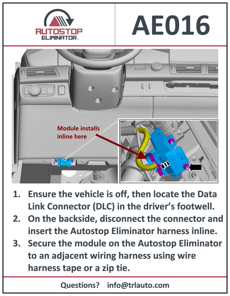 Lincoln Eliminators are available for 2018 - 2021 Lincoln Navigator models to permanently disable auto start stop feature.