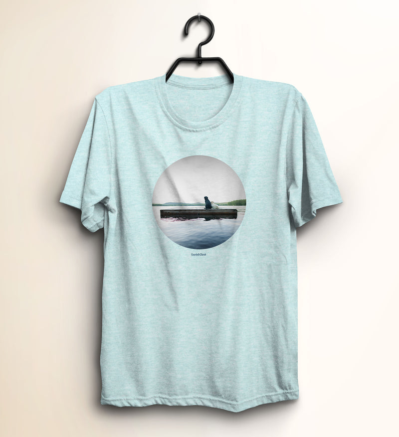 Adrift Lake Shirt -  Labrardor Summer Dog Lover Tee - Gift for Dog Lover