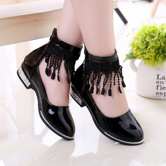 tassel school shoes