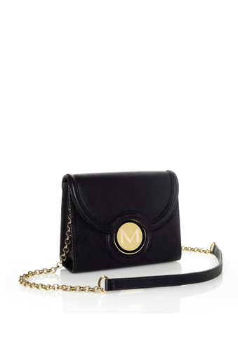 black crossbody evening bag