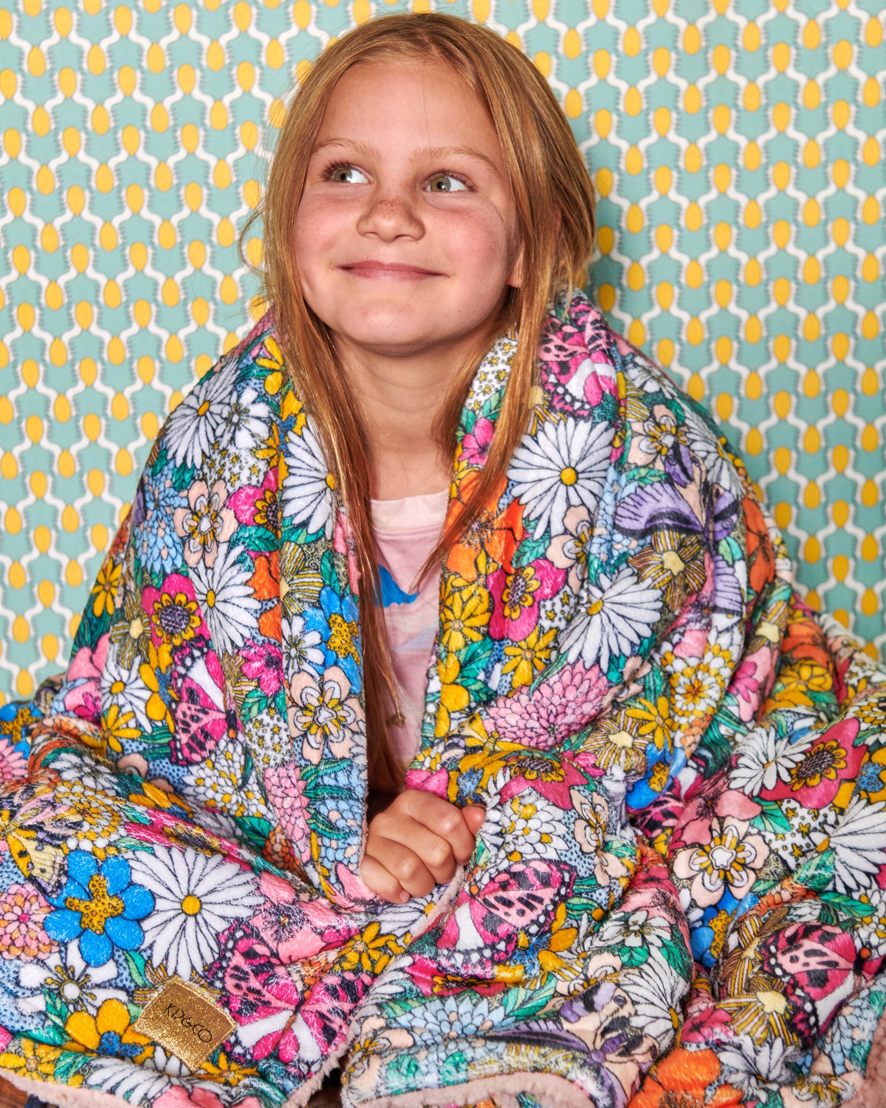 Bliss Floral Kids Kuddle Blanket