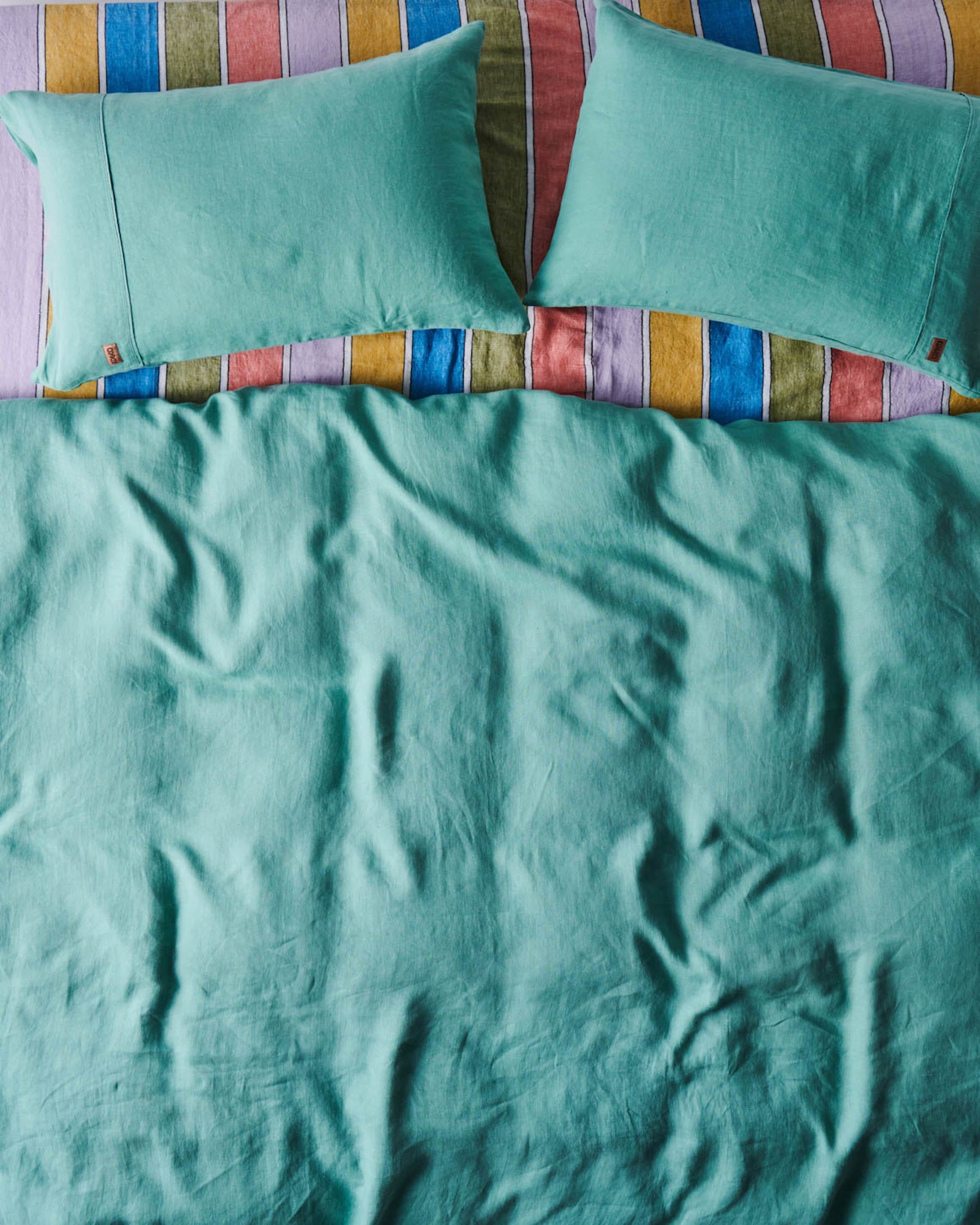 Wasabi Linen Pillowcases