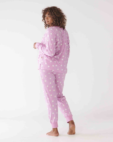 Women's Navy Tiger Jersey Cotton PJ, Ladies Pyjama Set – OLIVIA ROCCO