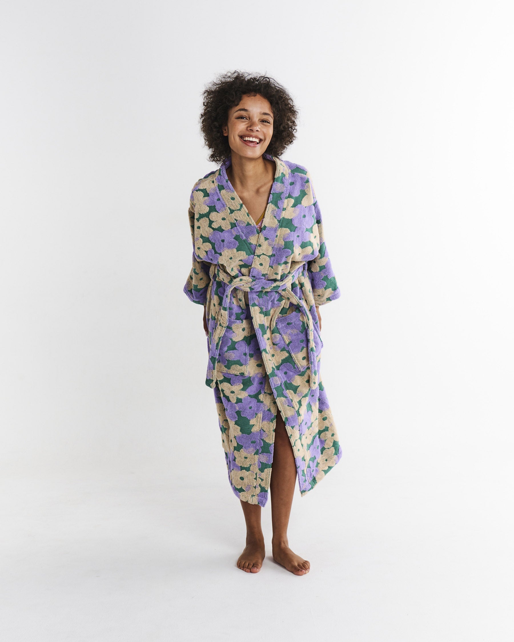 Bush Daisy Terry Bath Robe