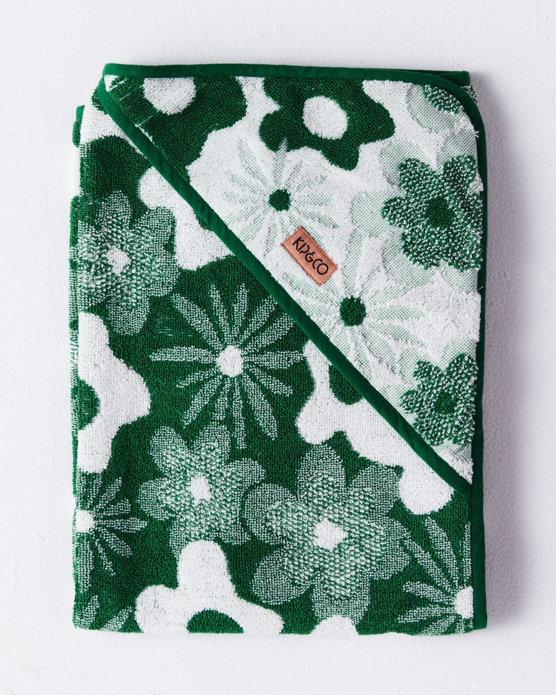 Checkerboard Green Terry Hand Towel – Kip&Co USA