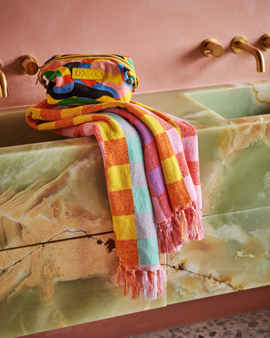 Stripes Colourful Turkish Bath Mat – Kip&Co USA