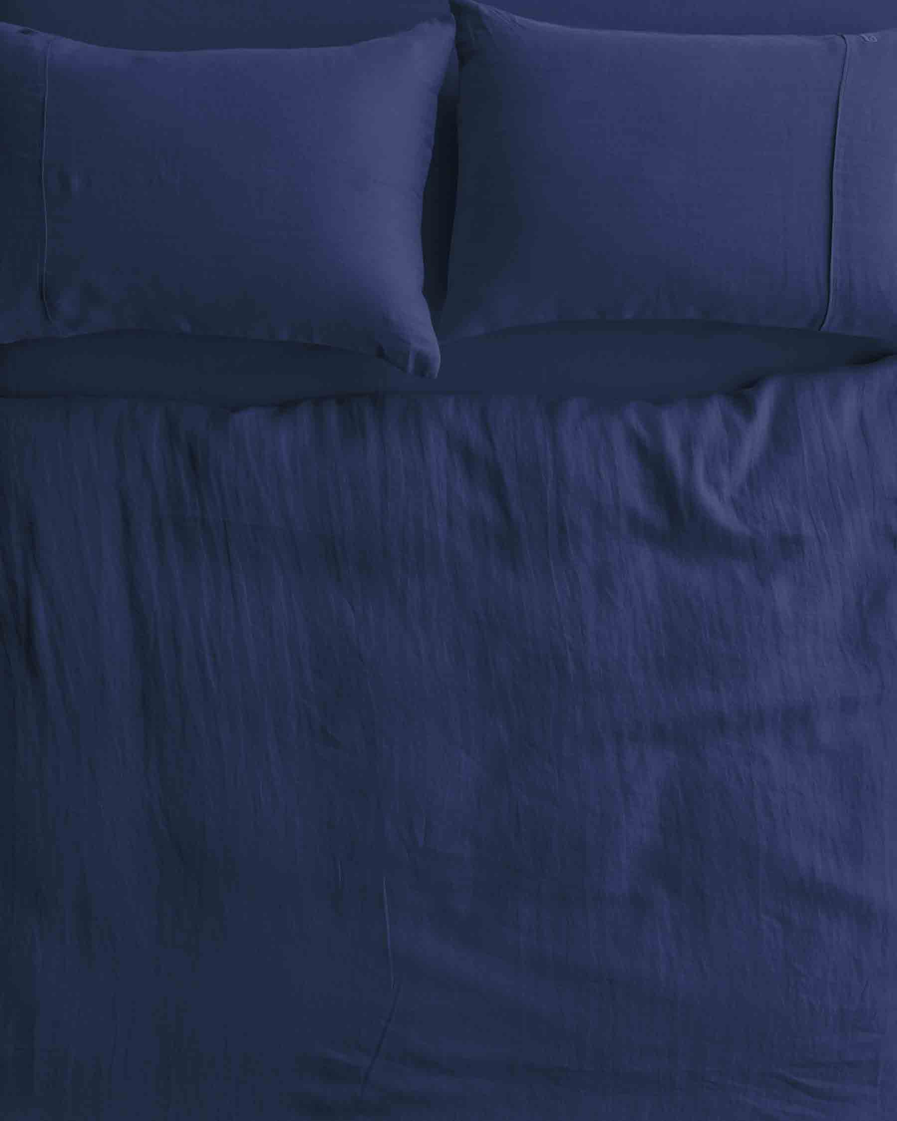 Indigo Linen Pillowcases