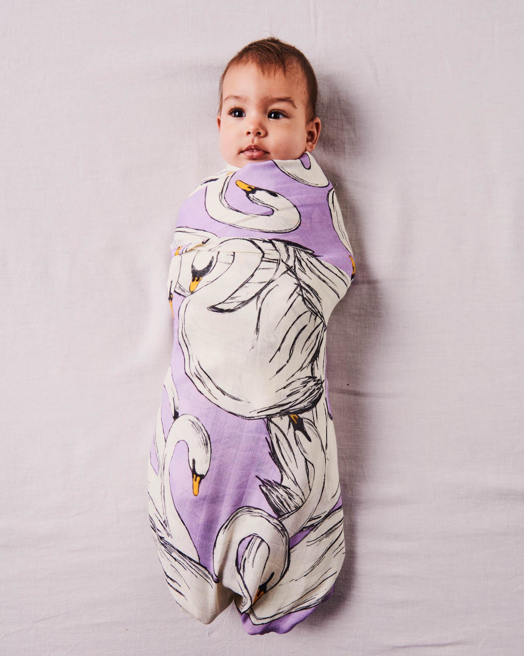 Swan Lake Bamboo Swaddle