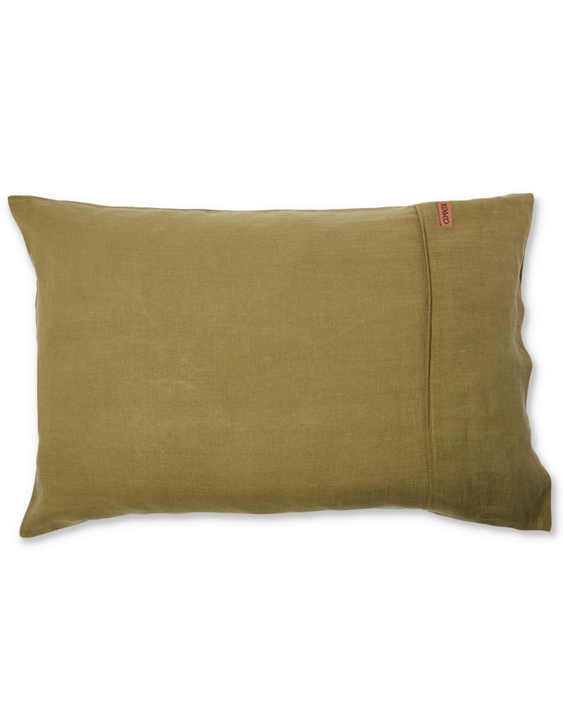 Olive Linen Pillowcases