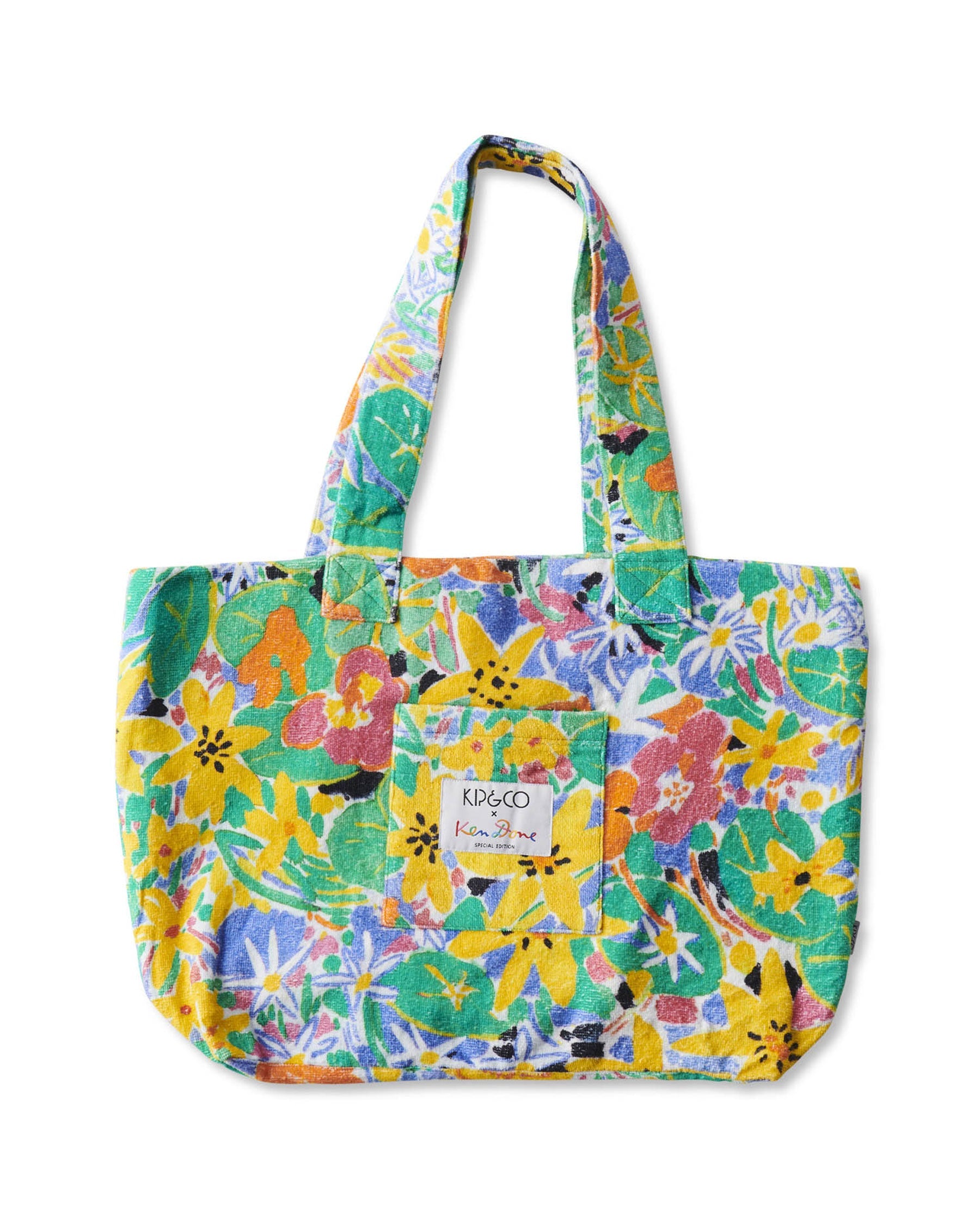 Kip&Co X Ken Done Nasturtium Terry Beach Bag