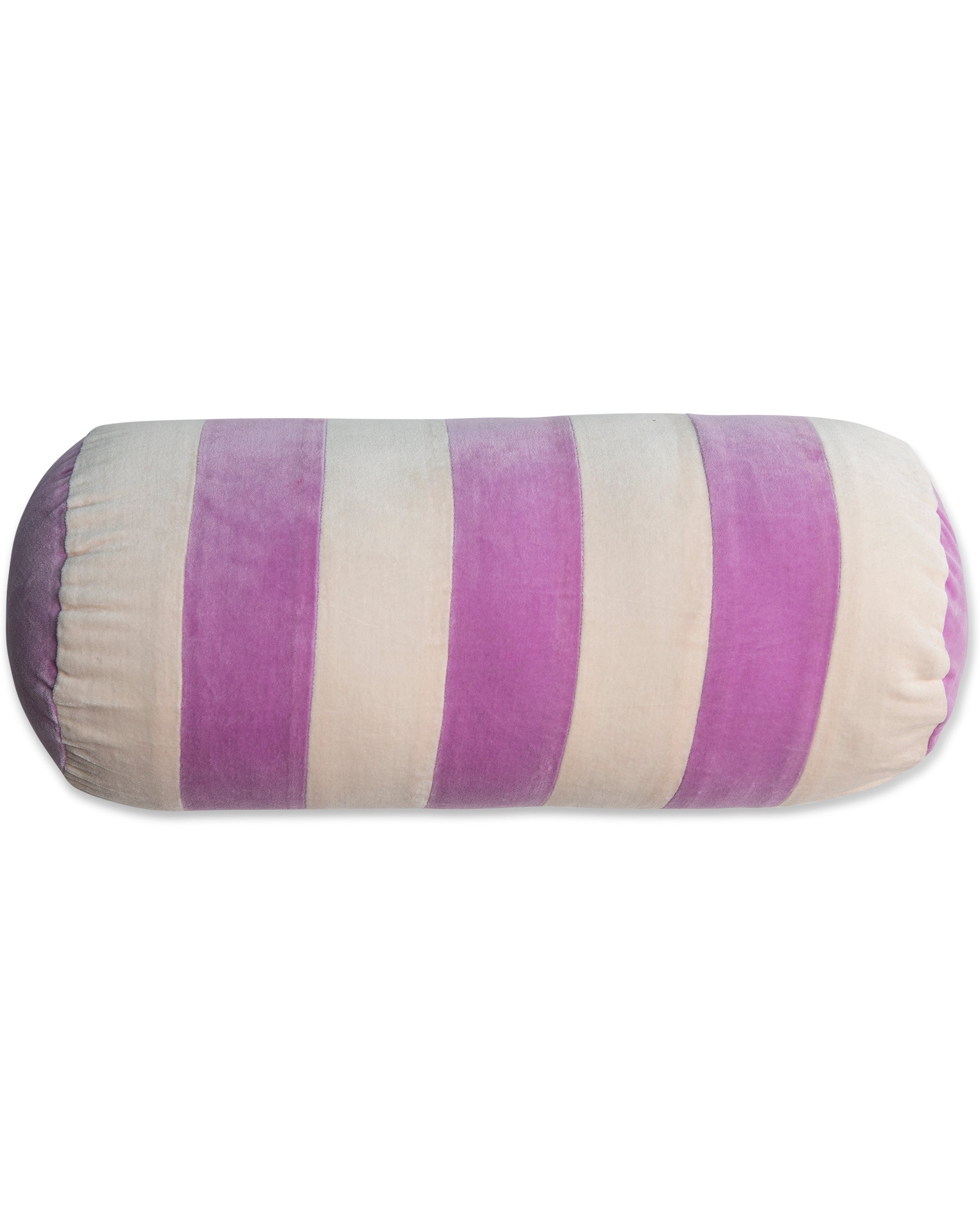 Amethyst Pearl Velvet Bolster Cushion