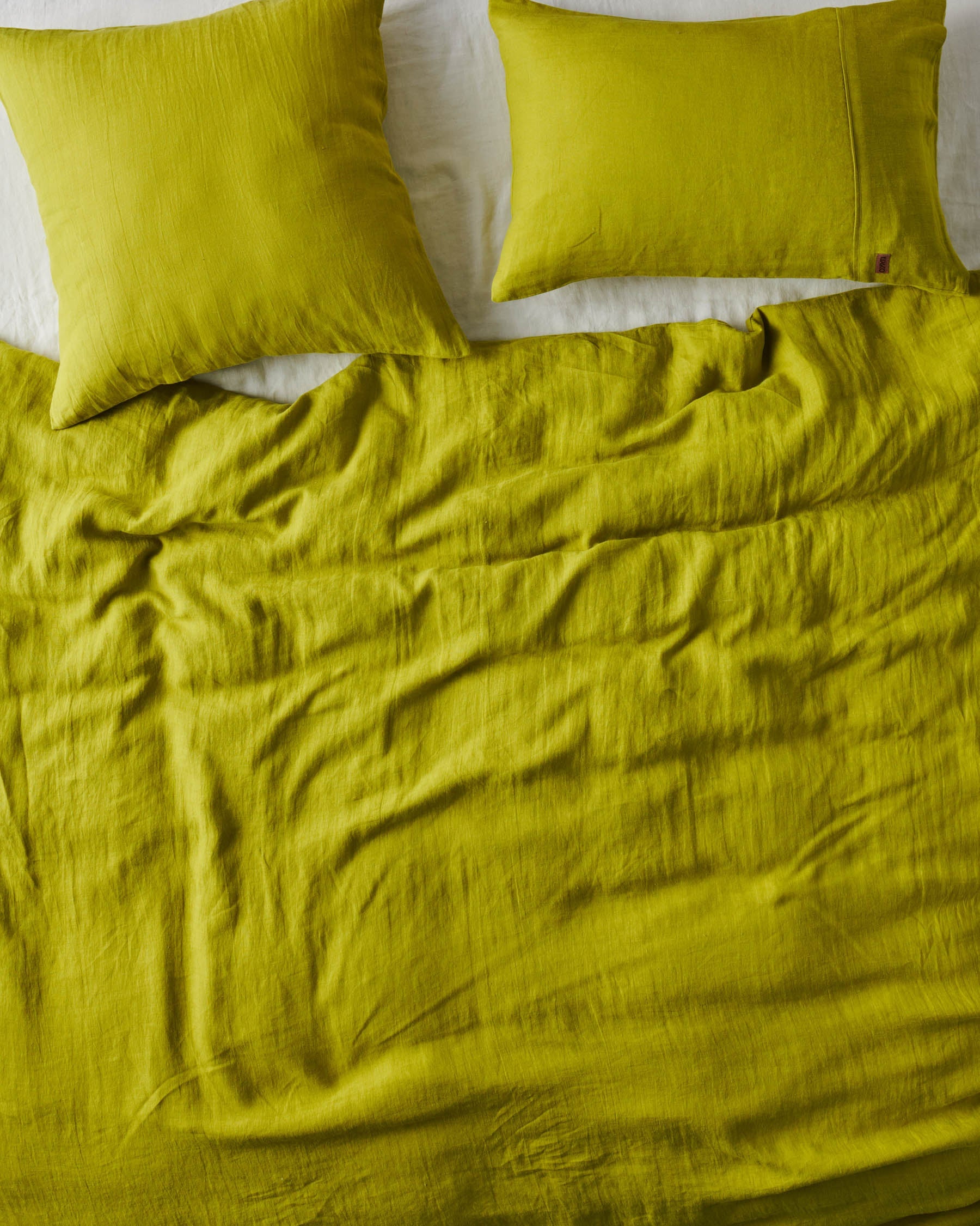 Pear Linen European Pillowcases