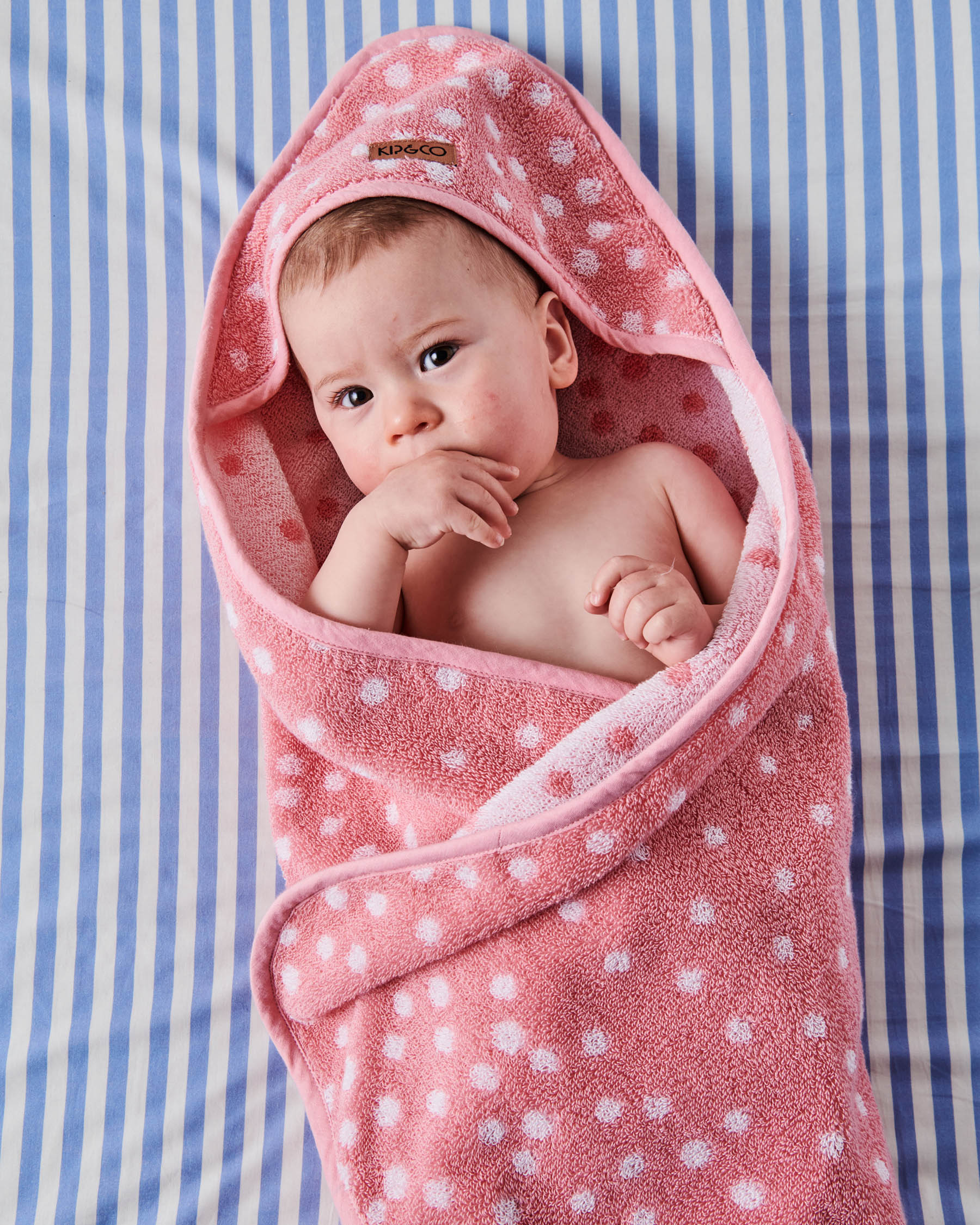 Strawberry Lamington Terry Baby Towel