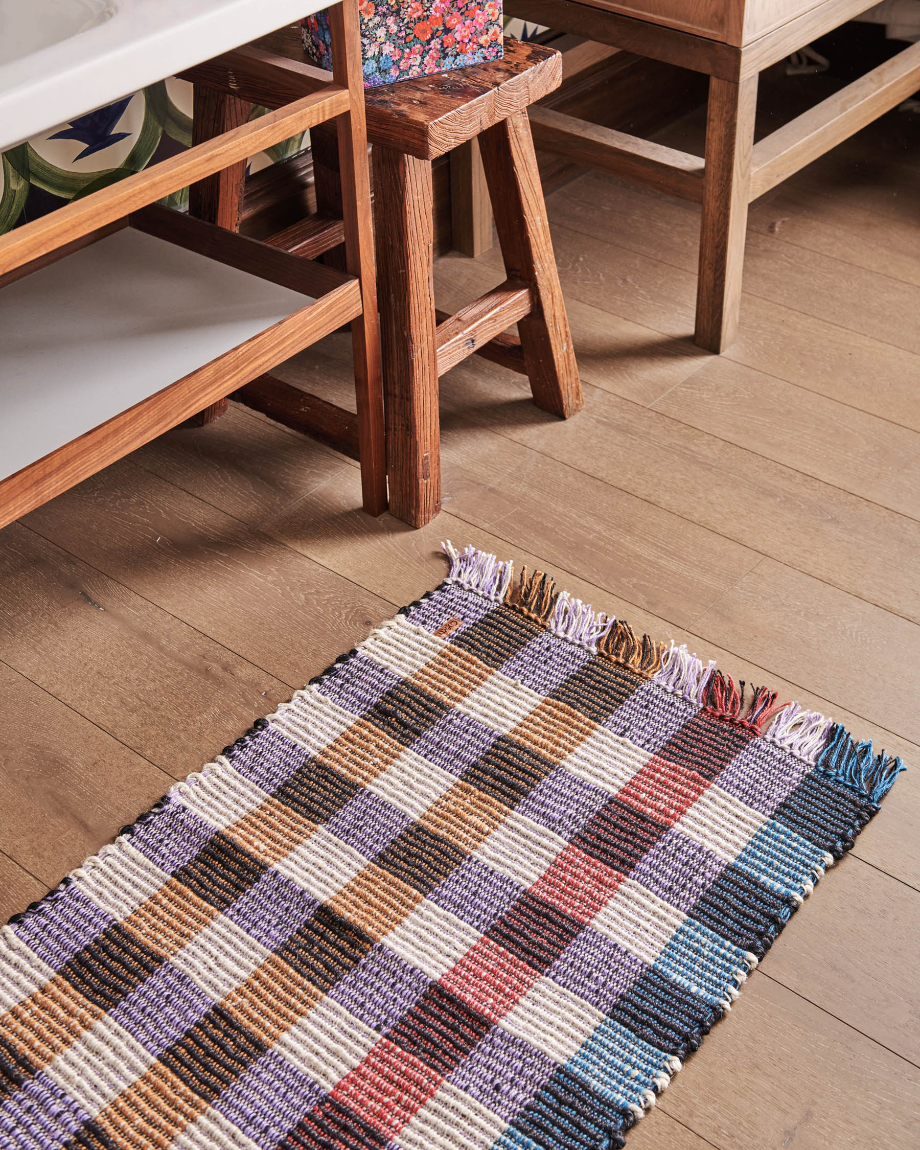 Treasure Tartan Jute Floor Mat