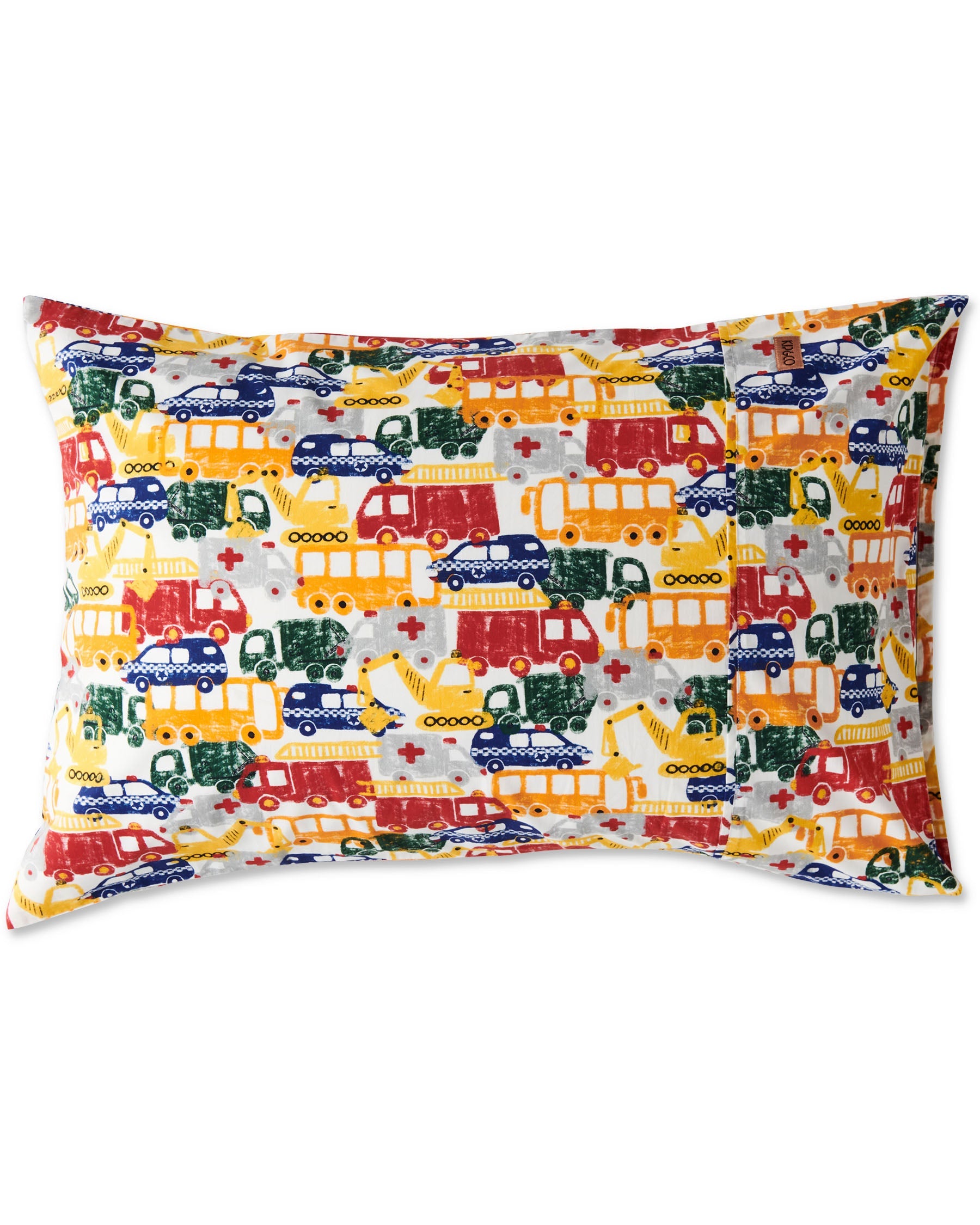 Big Wheels Organic Cotton Pillowcase