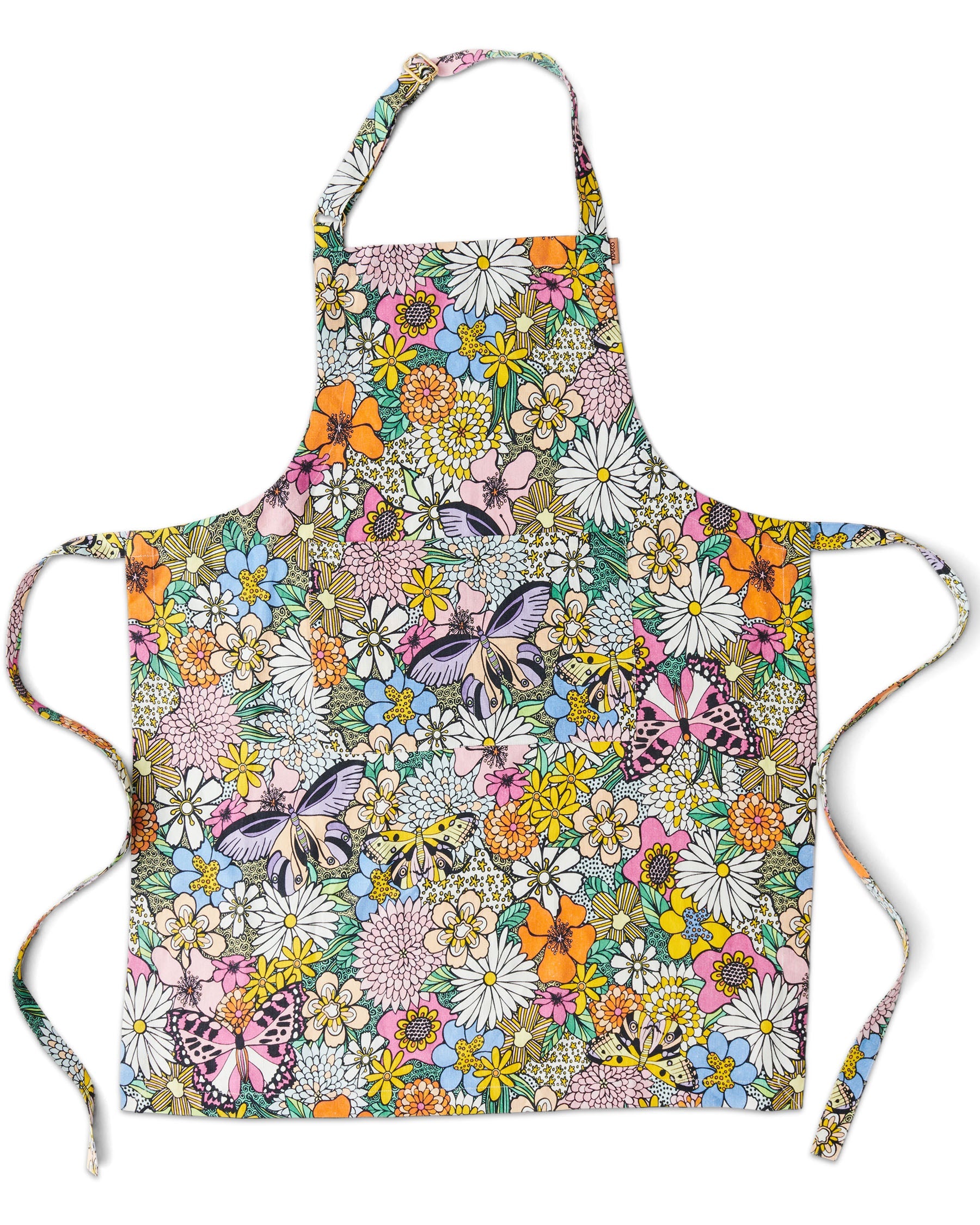 Bliss Floral Linen Apron