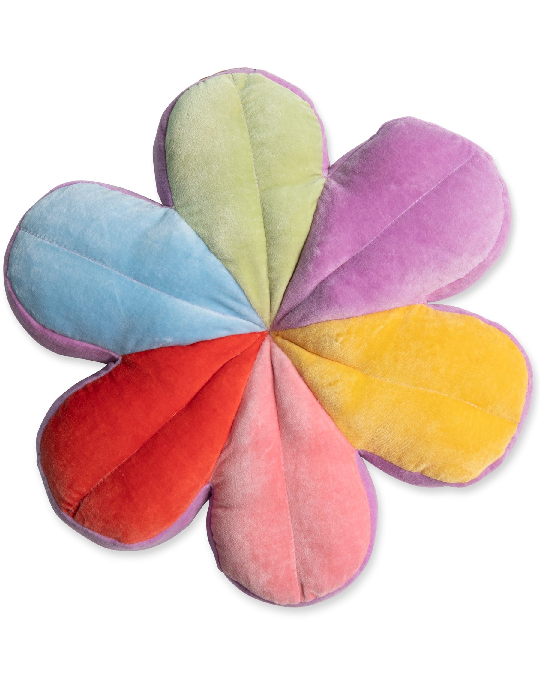 Joyful Velvet Petal Cushion