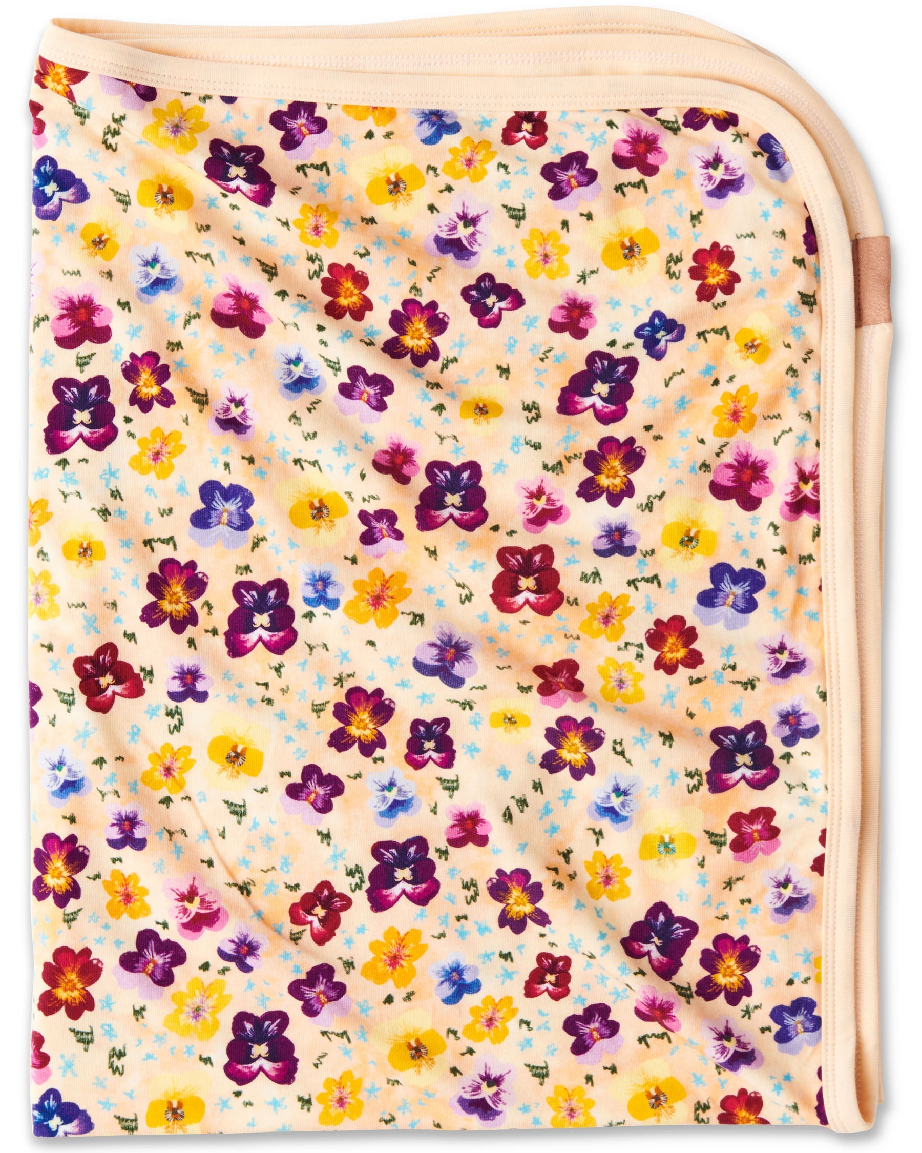 Pansy Organic Cotton Snuggle Blanket