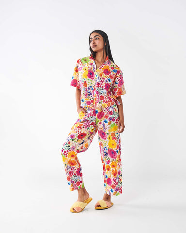 Sunflower Sunshine Organic Cotton Slouch Pyjama Pants – Kip&Co USA