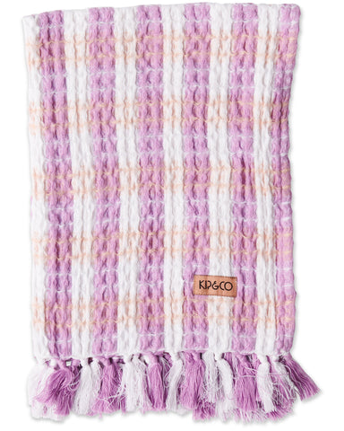 Checkerboard Yellow Terry Hand Towel – Kip&Co USA