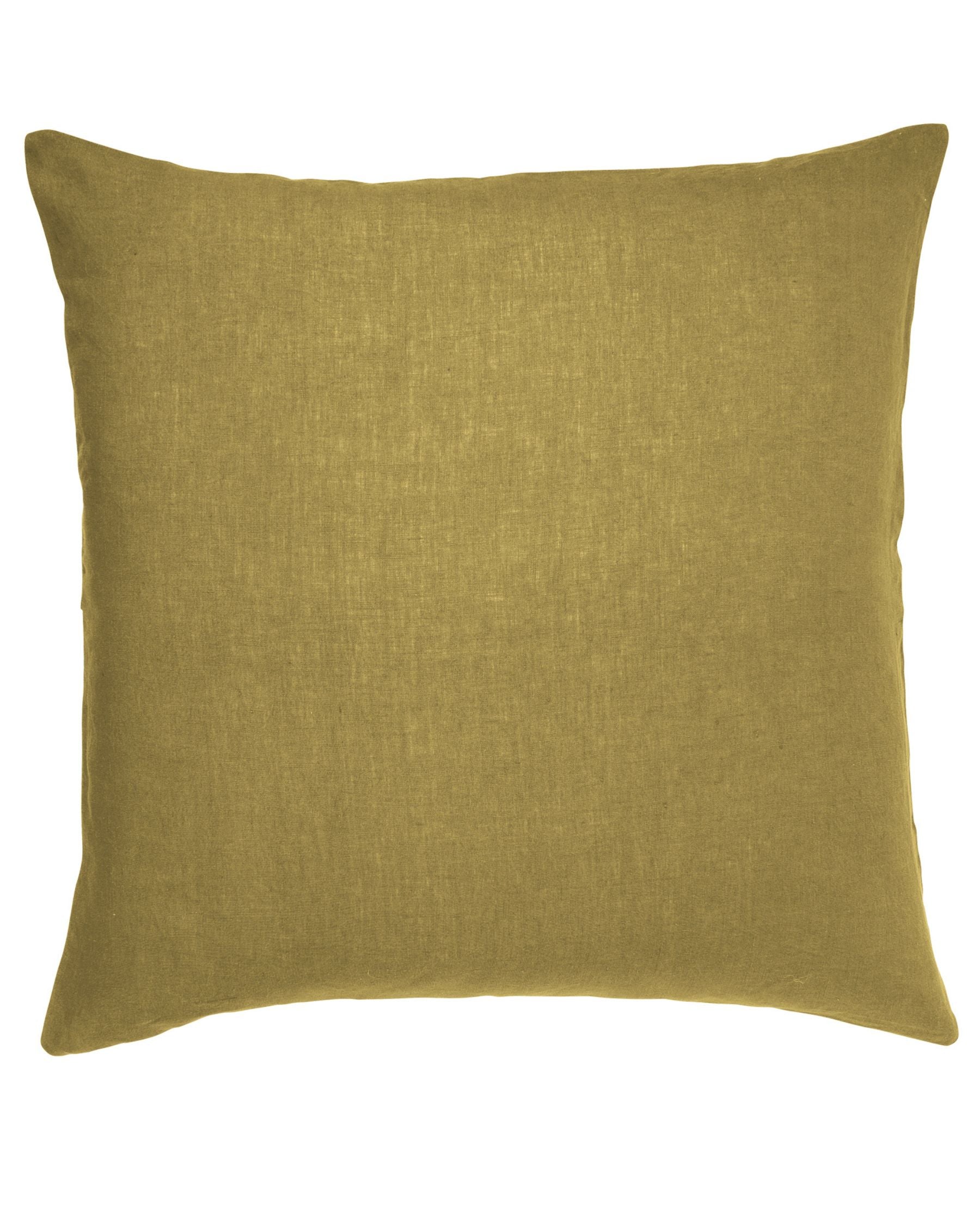 Olive Linen European Pillowcase