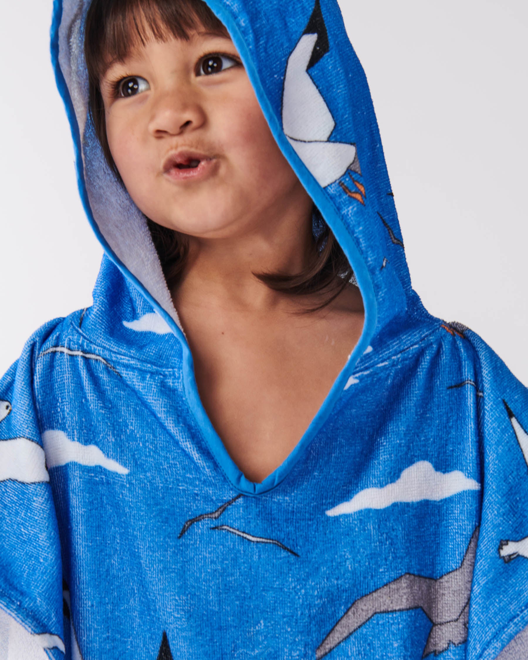 Gulls Kids Terry Poncho