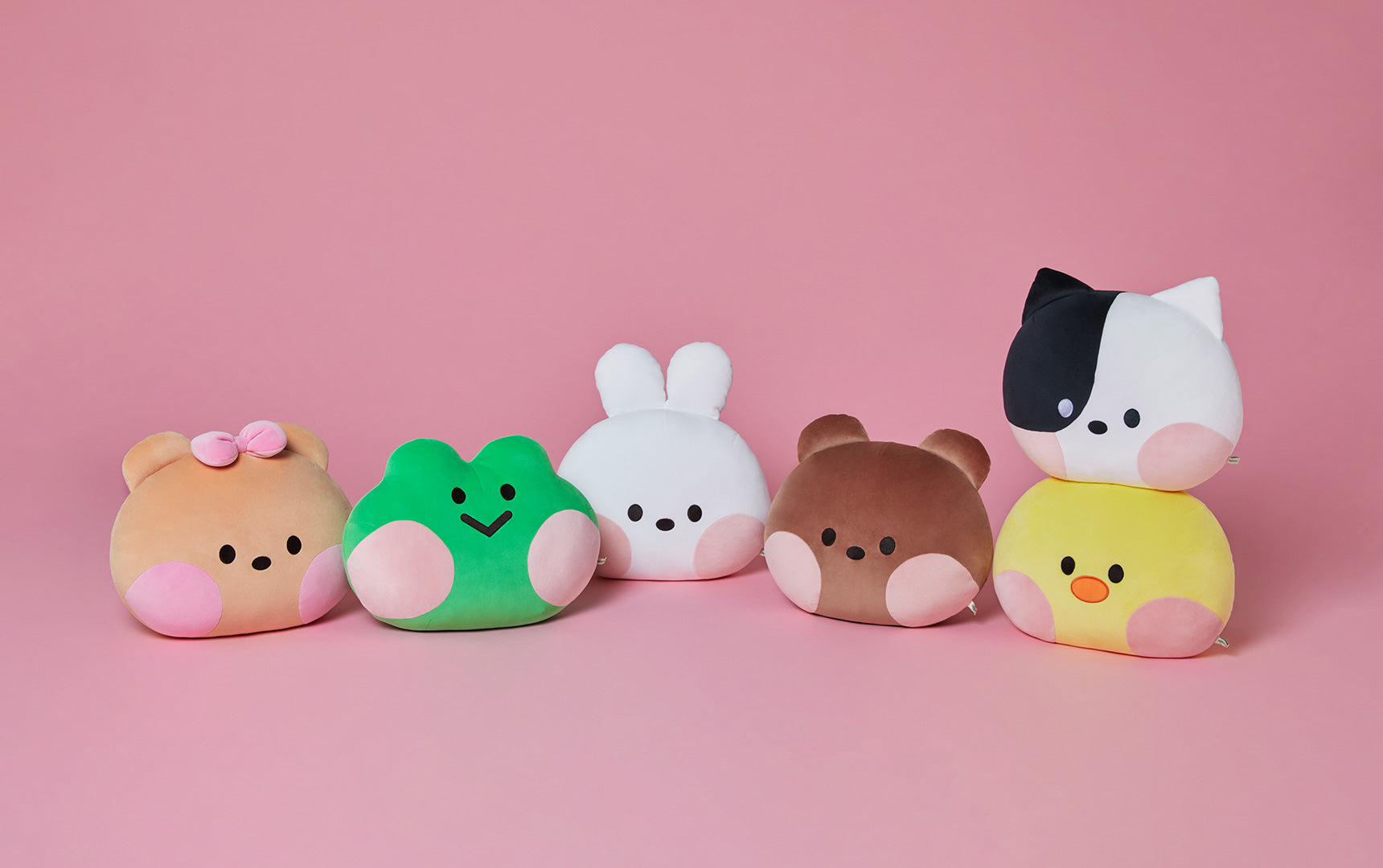 LINE FRIENDS BROWN Original Face Cushion - LINE FRIENDS_US