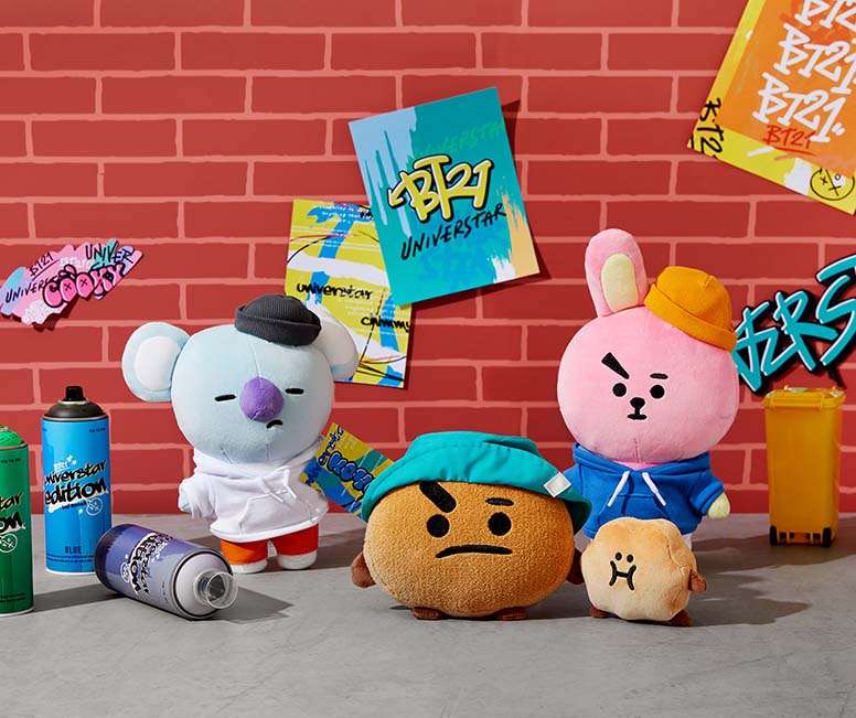 BT21 TATA STREET MOOD STANDING DOLL