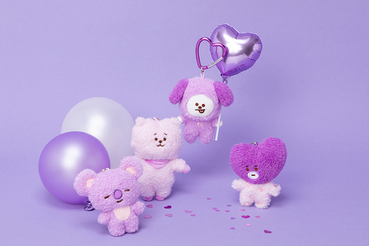 Line Friends] BT21 SHOOKY Purple Edition Bag Charm Doll – Kpopstore India