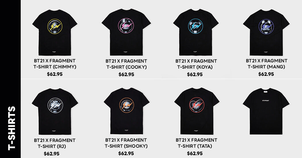 BT21 X FRAGMENT GRAPHIC HOODED-T SHOOKYトップス - パーカー