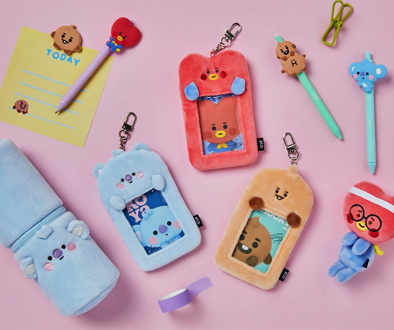 Line Friends Officials BT21 SHOOKY Silicone PENCIL CASE BACK TO SCHOOL GIFT