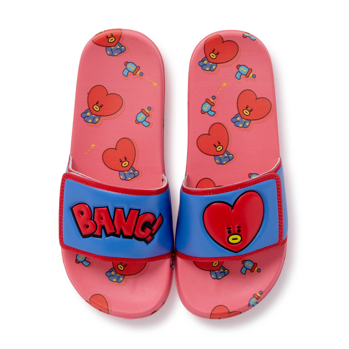 BT21 TATA Velcro slippers - LINE 