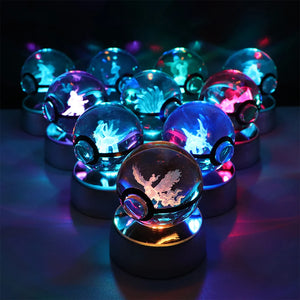 3D Crystal Anime Led Night Light For Kids - Stush Kidz
