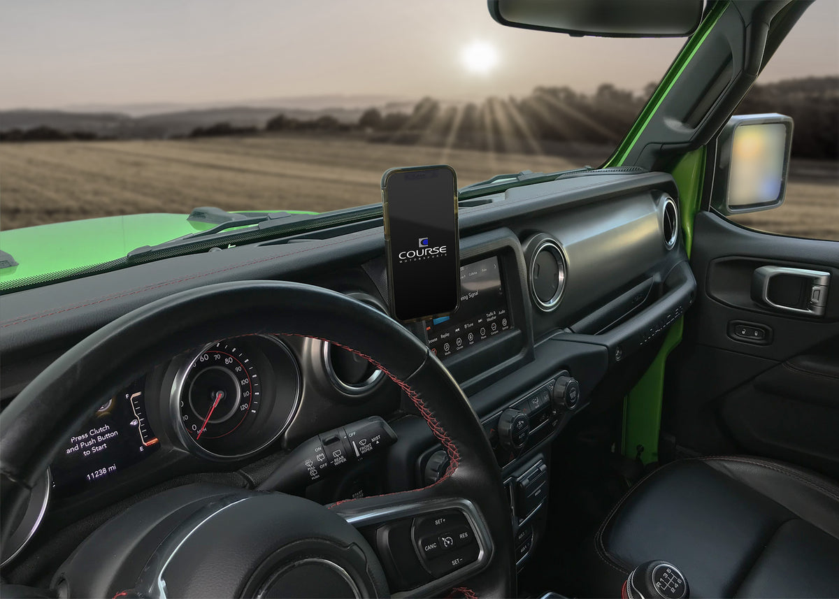 Phone Mount for Jeep Wrangler/Gladiator - Course Motorsports