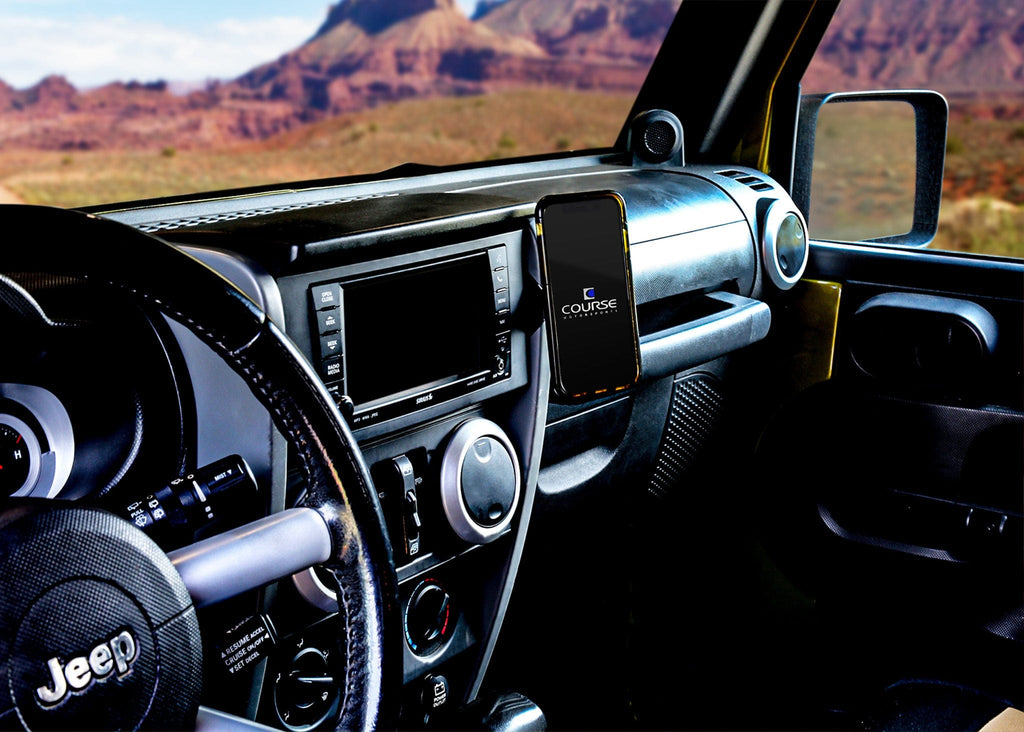 Secure Phone Mount for Jeep Wrangler | Course Motorsports