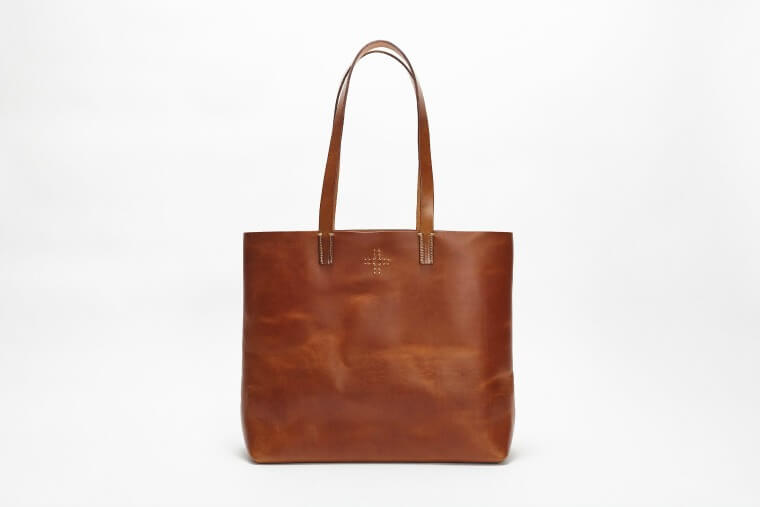 The Perfect brown leather tote bag, Vintage Tote Bag by WP+Standard