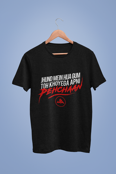 Underground Authority Pehchaan T-Shirt Black