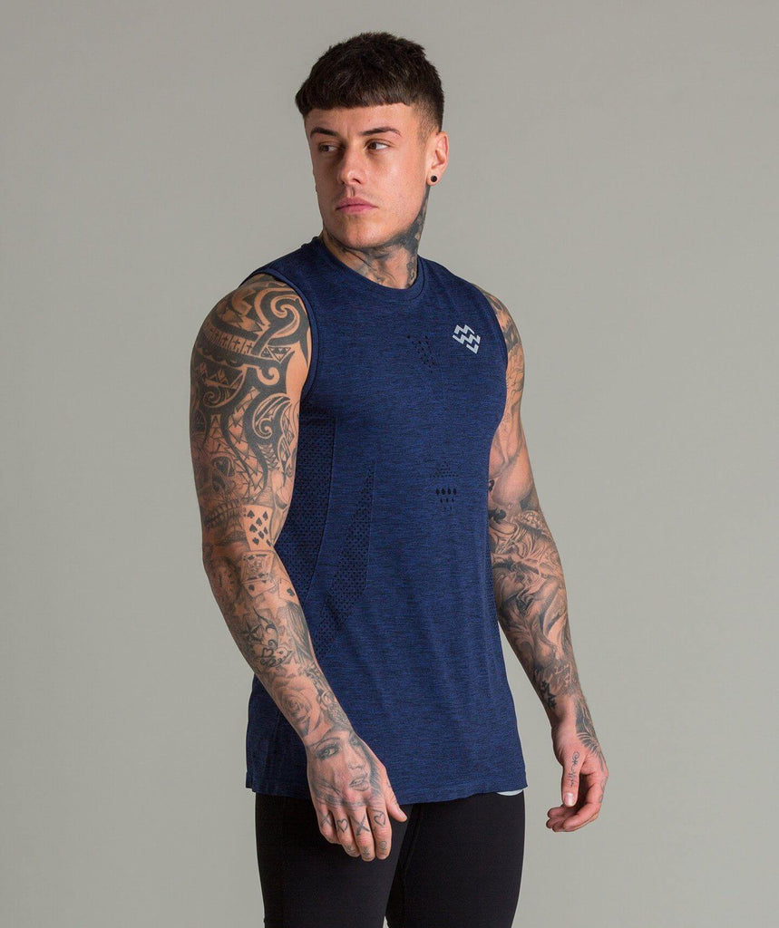 Exo-Knit 1/4 Zip Pullover (Navy) – Machine Fitness