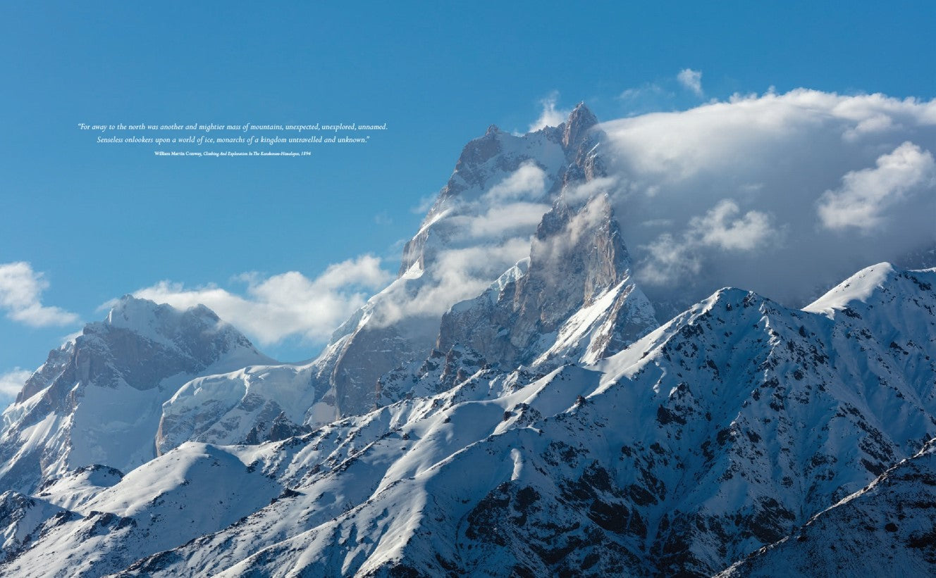 Baintha Brakk (The Ogre) (7285 m) and Latok II (7108 m), Biafo Glacier, Panmah Muztagh, Karakoram Mountain, Pakistan