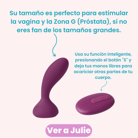 Plug anal vibrador Julie