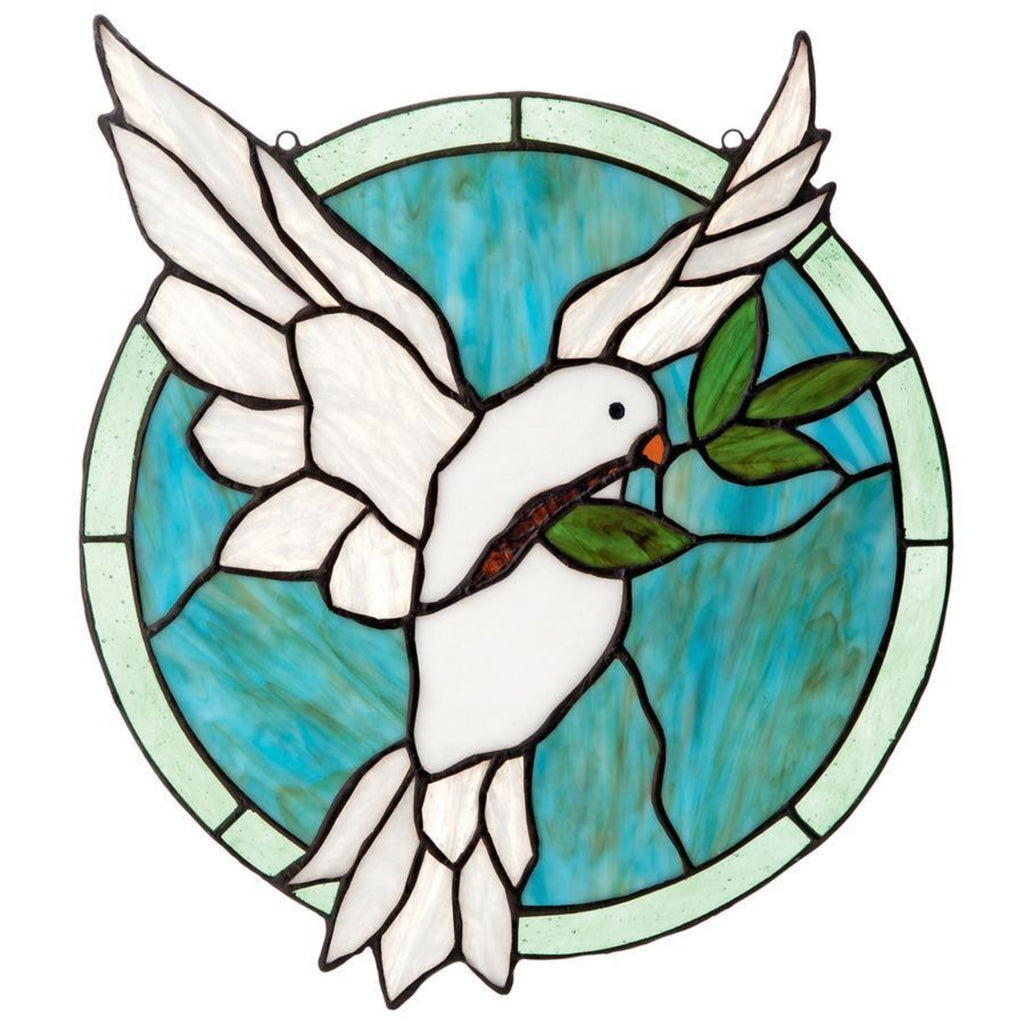 Dove Of Peace Stained Glass Art  Beattitudes Religious Gifts