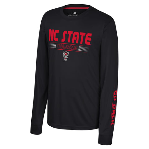 NC State Wolfpack Champion Youth Black Arch Long Sleeve T-Shirt – Red and  White Shop